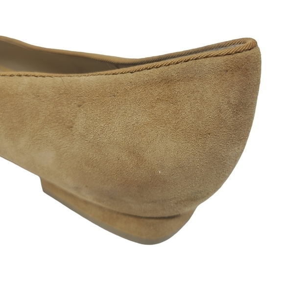 Saks 5th Avenue | Women's Classic Tan Suede Leather Flat Esma Loafers (Size 11) - Picture 9 of 14
